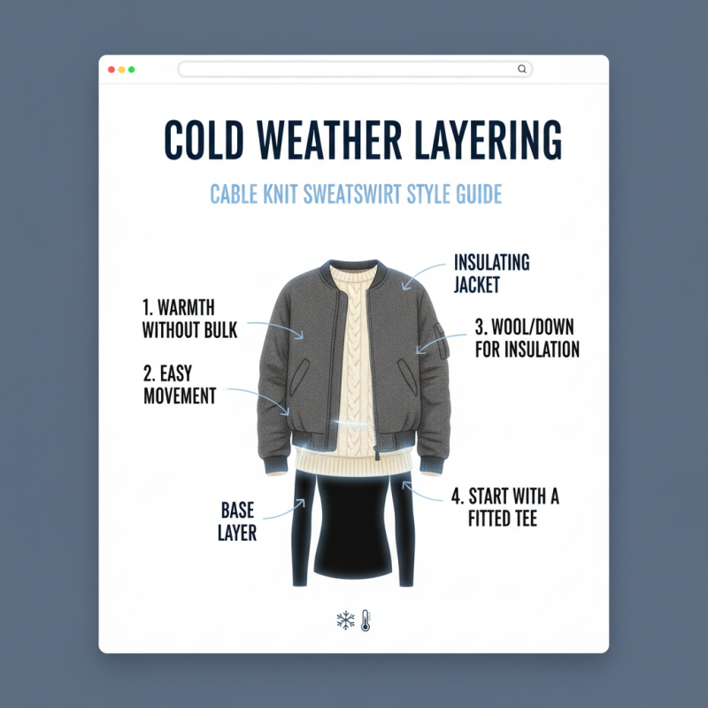 How to Style a Cable Knit Sweatshirt for Any Occasion?