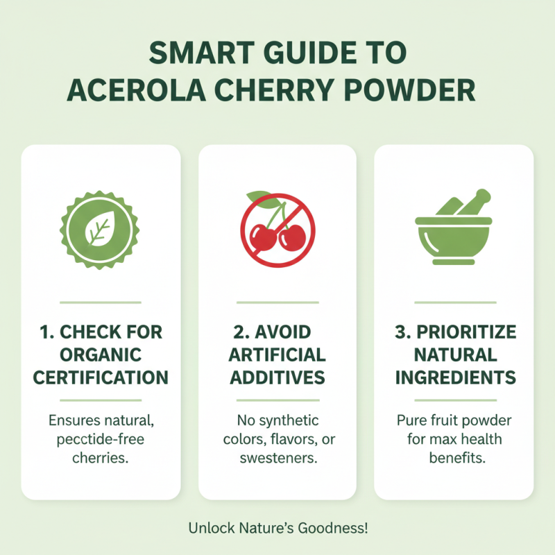 How to Find Cheap High-Quality Acerola Cherry Powder Products?