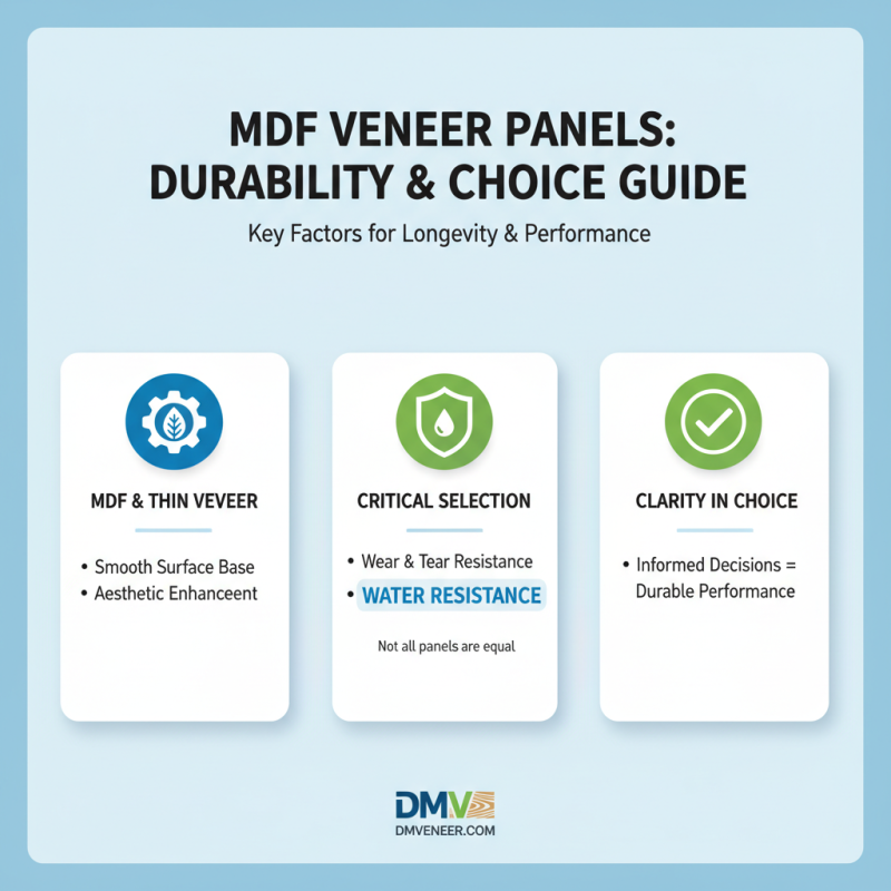 Top Tips for Choosing Mdf Veneer Panels for Your Projects?