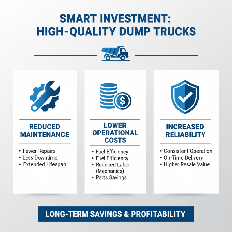 Why Choose High-Quality Wholesale Dump Trucks for Your Business Needs?