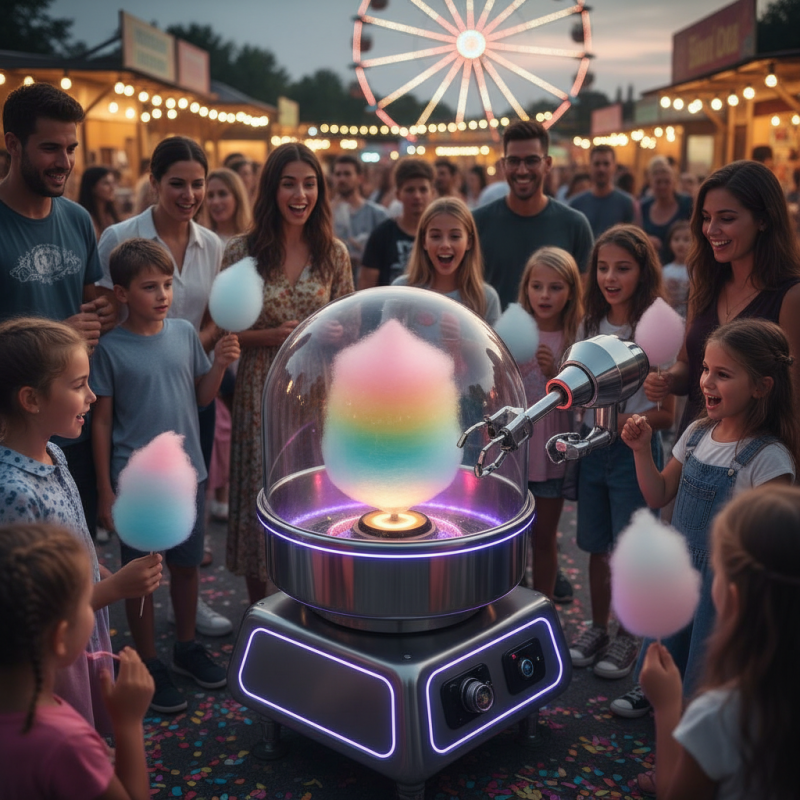 Top Reasons to Buy a Robot Cotton Candy Machine Today