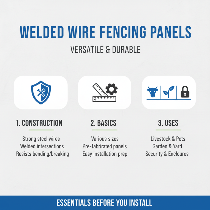 How to Install Welded Wire Fencing Panels Easily?