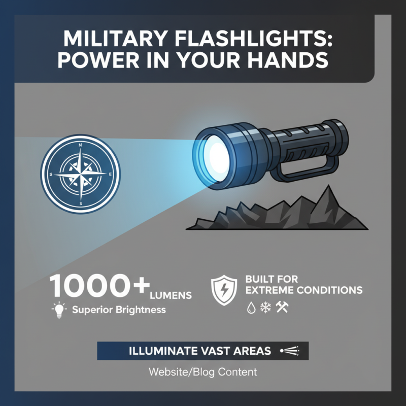 Why You Should Choose a Military Flashlight for Your Needs?
