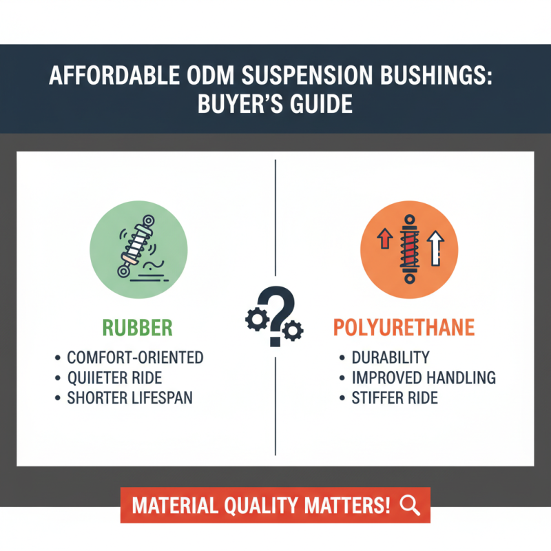 How to Choose Cheap ODM Suspension Bushing Products for Your Vehicle?