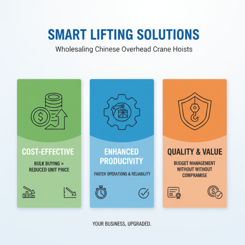 Why Choose Wholesale China Overhead Crane Hoist for Your Business Needs?