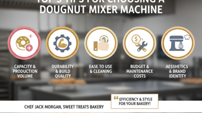 Top 5 tips voor het kiezen van een donutmixer?
