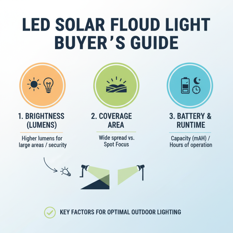 How to Choose the Best Led Solar Flood Light for Your Needs?