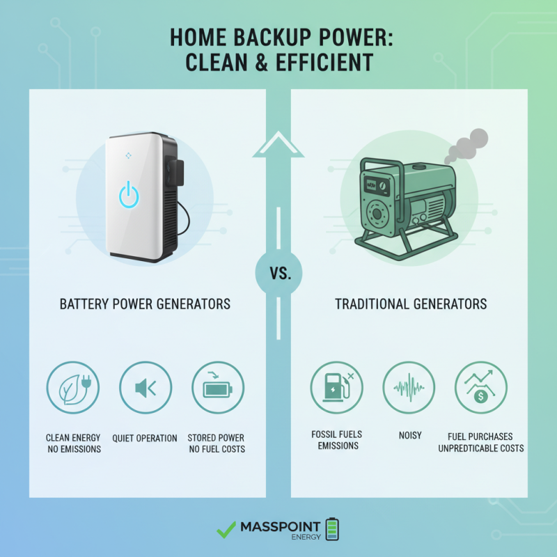 Why Choose Battery Power Generators for Home Backup Power?