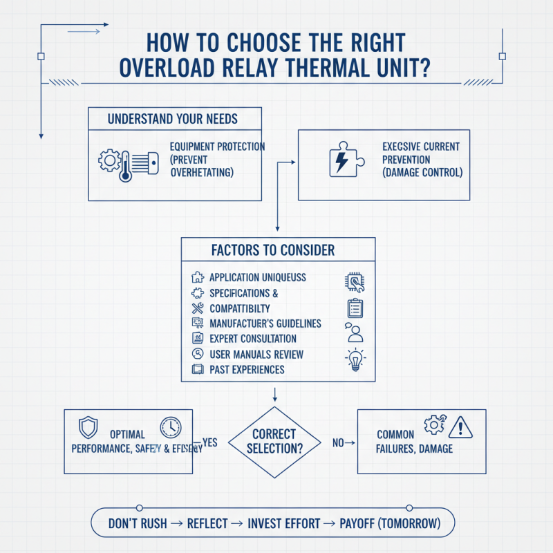 How to Choose the Right Overload Relay Thermal Unit?