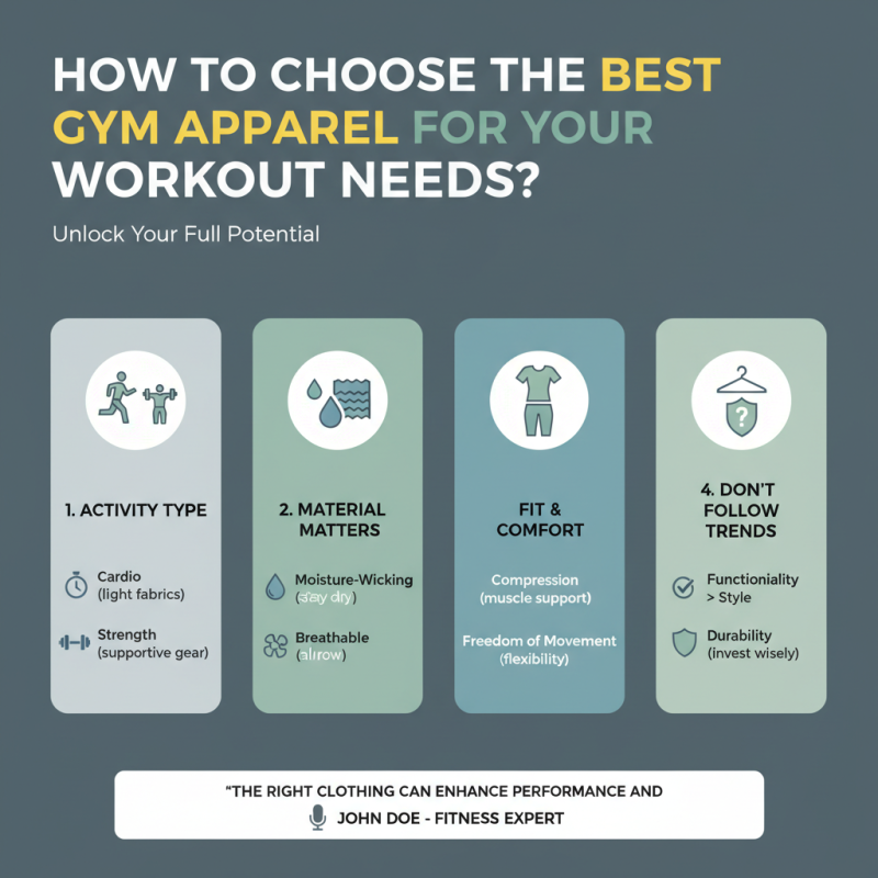 How to Choose the Best Gym Apparel for Your Workout Needs?