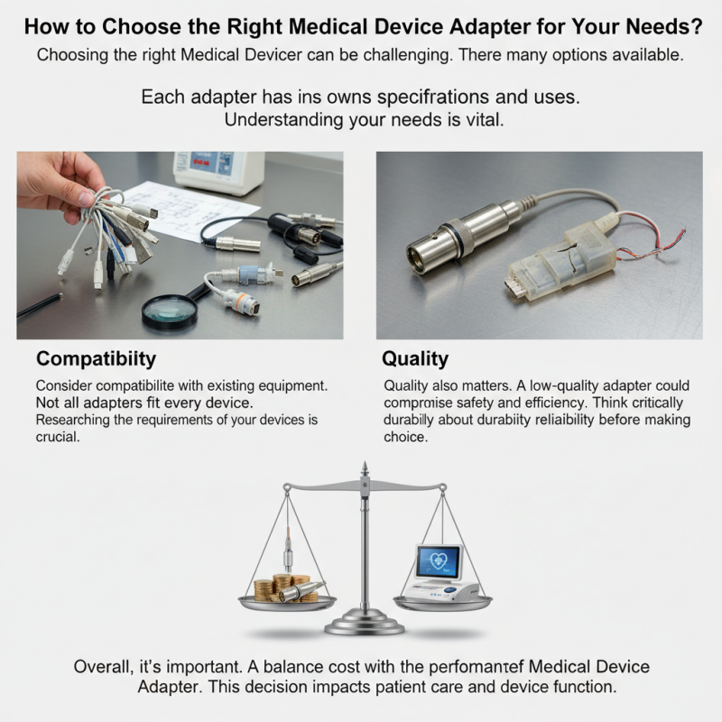 How to Choose the Right Medical Device Adapter for Your Needs?