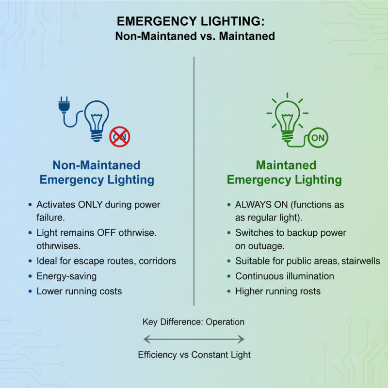 How to Choose Non Maintained Emergency Lighting Solutions?
