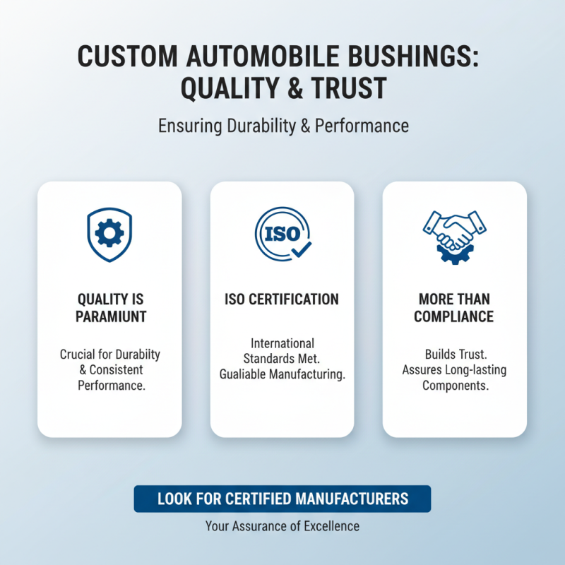 How to Choose Custom Wholesale Automobile Bushing Service in 2026?