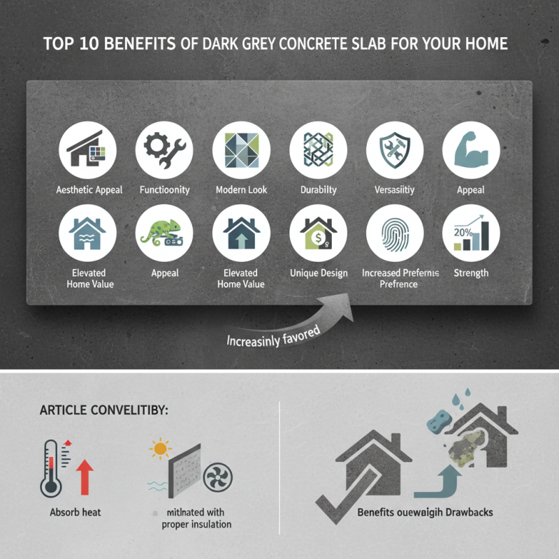 Top 10 Benefits of Dark Grey Concrete Slab for Your Home?
