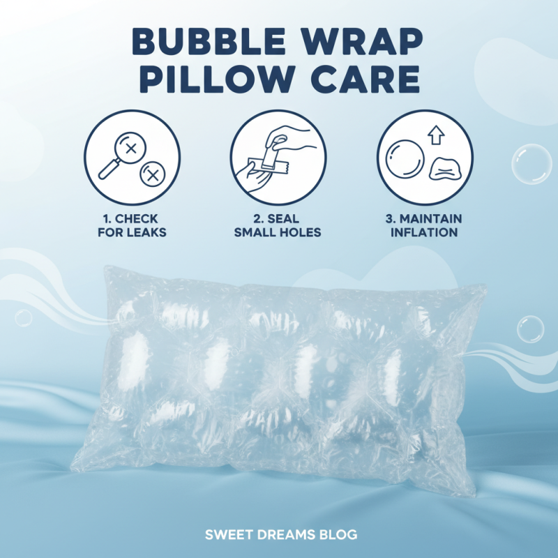 How to Make a Bubble Wrap Pillow for Ultimate Comfort?