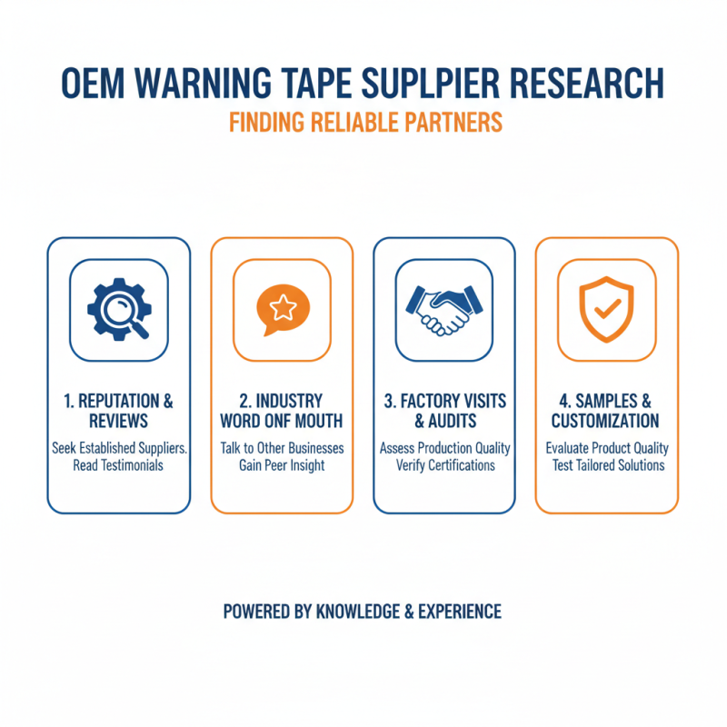 How to Choose a Famous OEM Warning Tapes Supplier for Your Business?