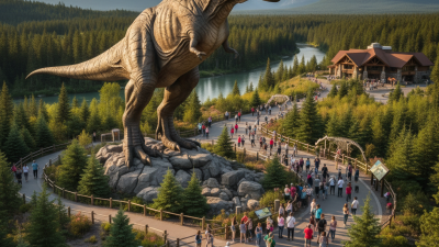 Hoe bezoek je het dinosaurusbeeld en wat kun je verwachten?