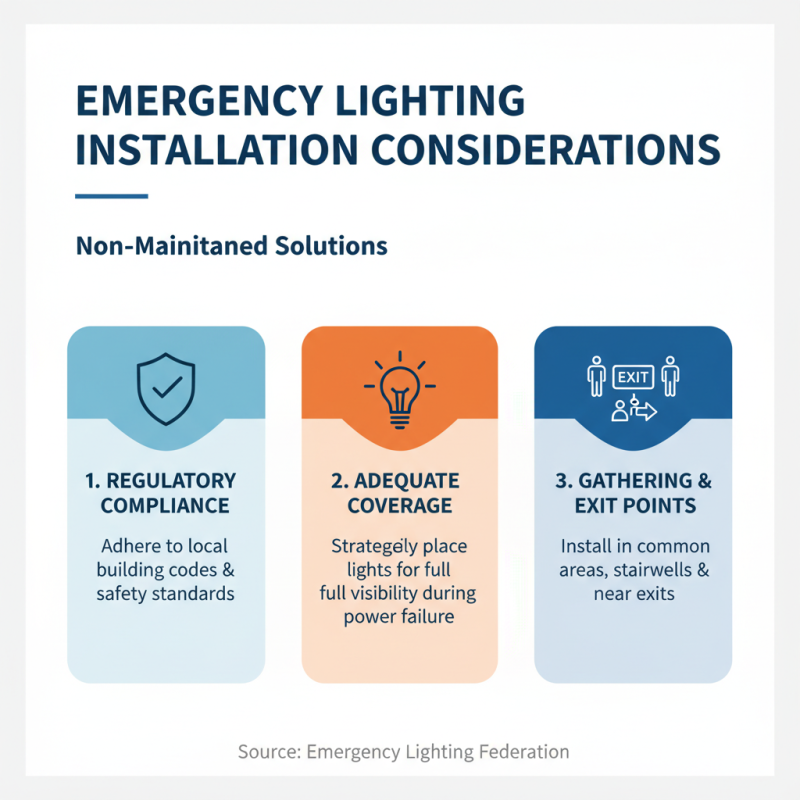 How to Choose Non Maintained Emergency Lighting Solutions?