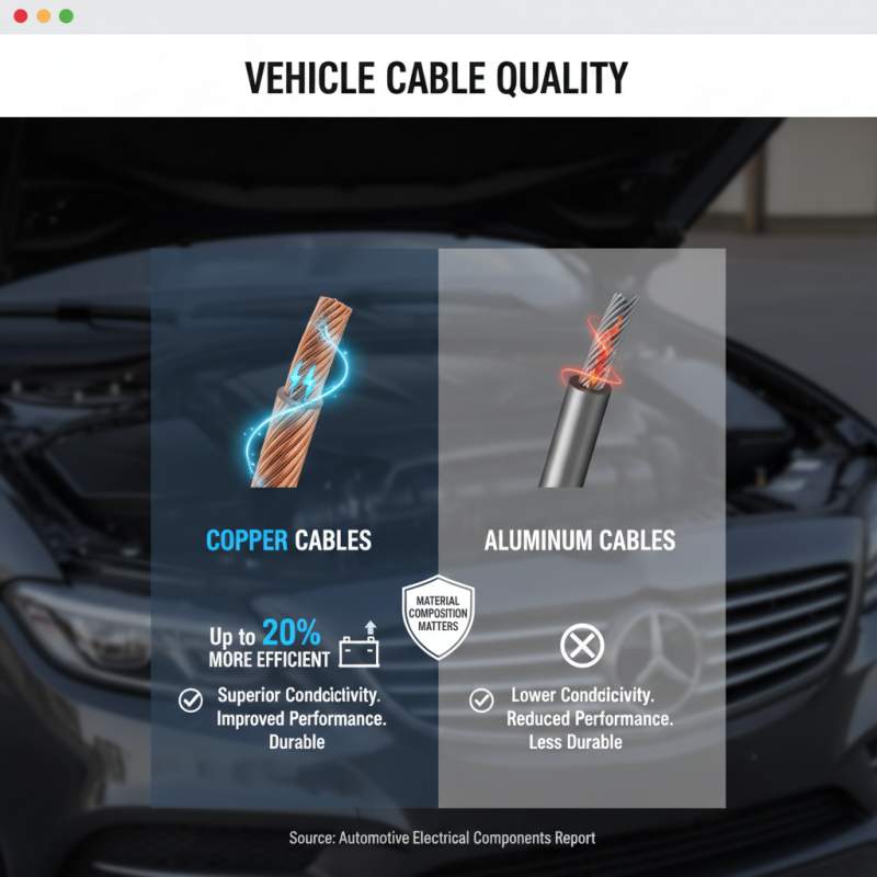 How to Choose the Best Automobile Cable for Your Vehicle?