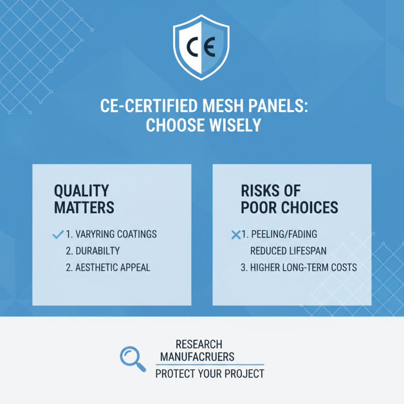 How to Choose Wholesale CE Certification Powder Coated Mesh Panels?