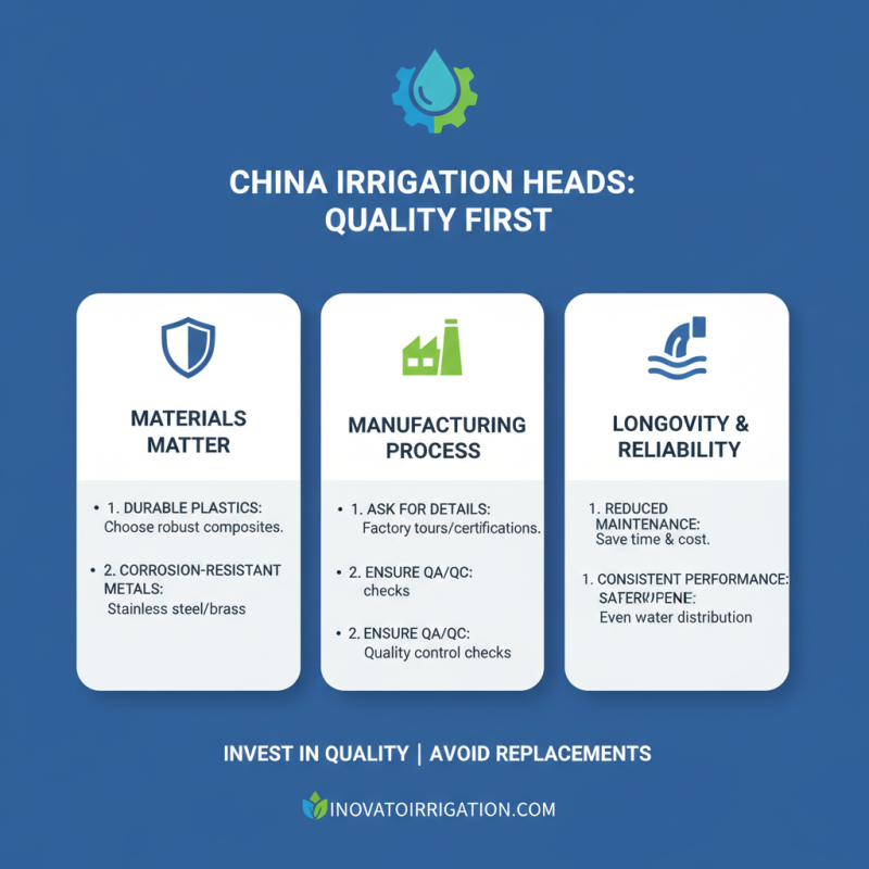 10 Tips for Choosing the Right China Wholesale Irrigation Sprinkler Heads?