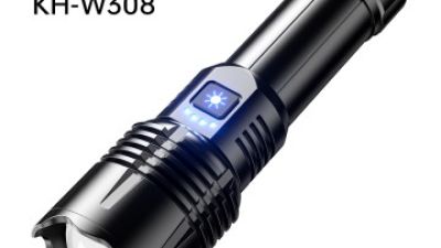 Laser Rechargeable Flashlight W308 - 2000LM, Zoomable, Waterproof 26650 Battery (2).jpg
