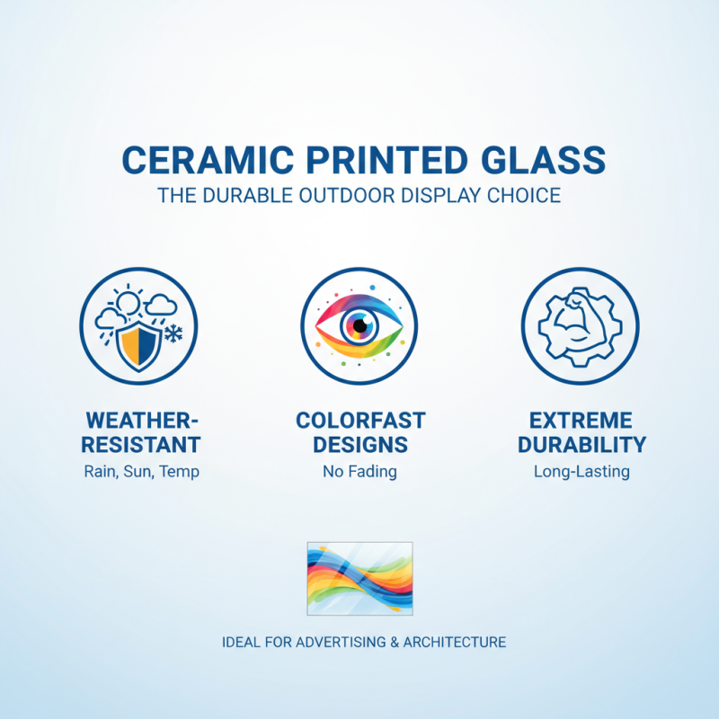 2026 Best Ceramic Printed Glass For Outdoor Display Options?