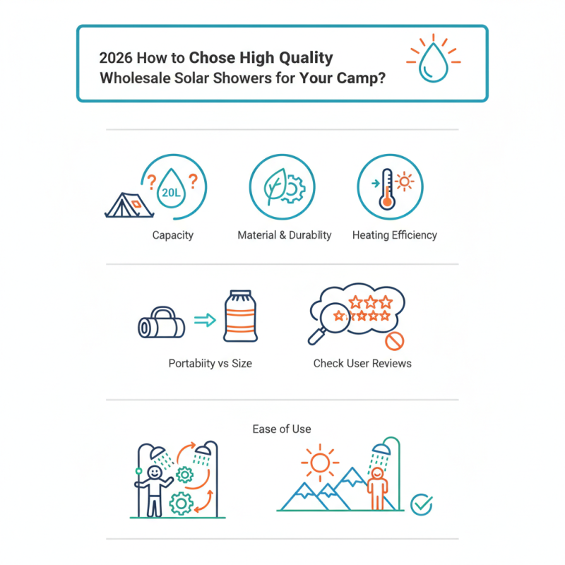 2026 How to Choose High Quality Wholesale Solar Showers for Your Camp?