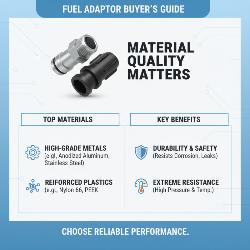 How to Choose the Right Fuel Adaptors for Your Vehicle?