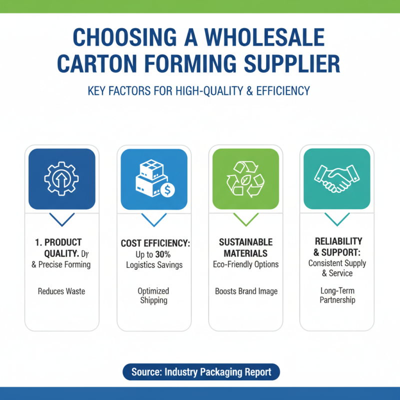 How to Choose Wholesale High-Quality Carton Forming Solutions?