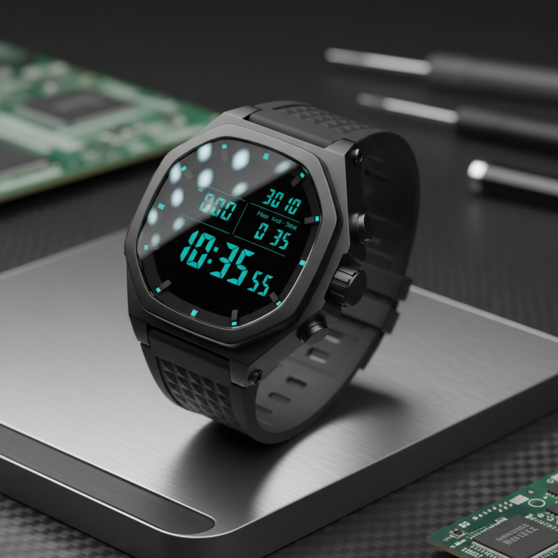 What is a Discount Custom Black Digital Watch Manufacturer?