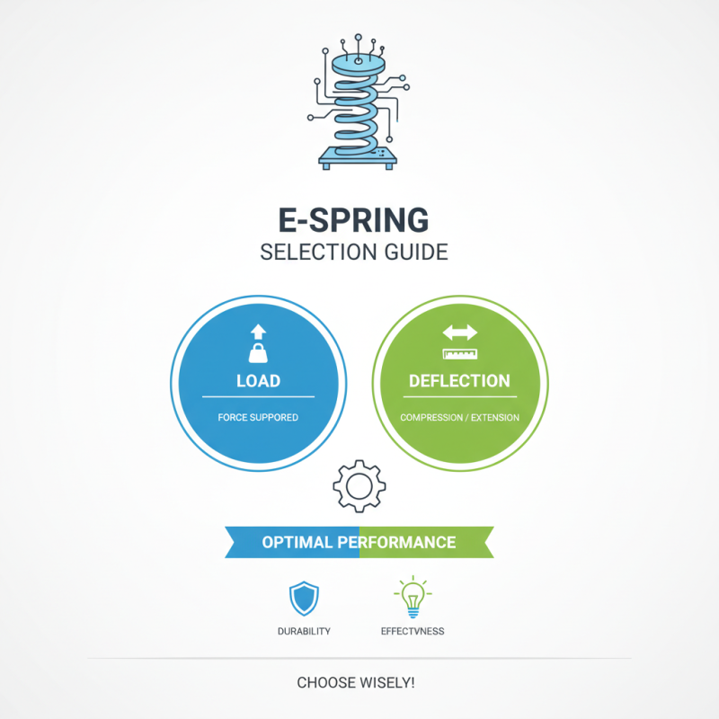 How to Choose the Right Electronic Spring for Your Project?