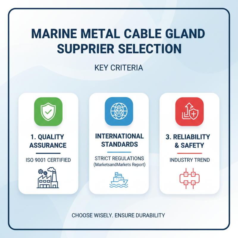 How to Choose a China Marine Metal Cable Gland Customization Supplier?