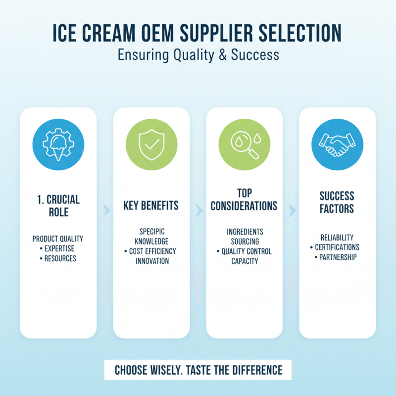 Why Choosing High-Quality OEM Ice Cream Suppliers Matters for Your Business?