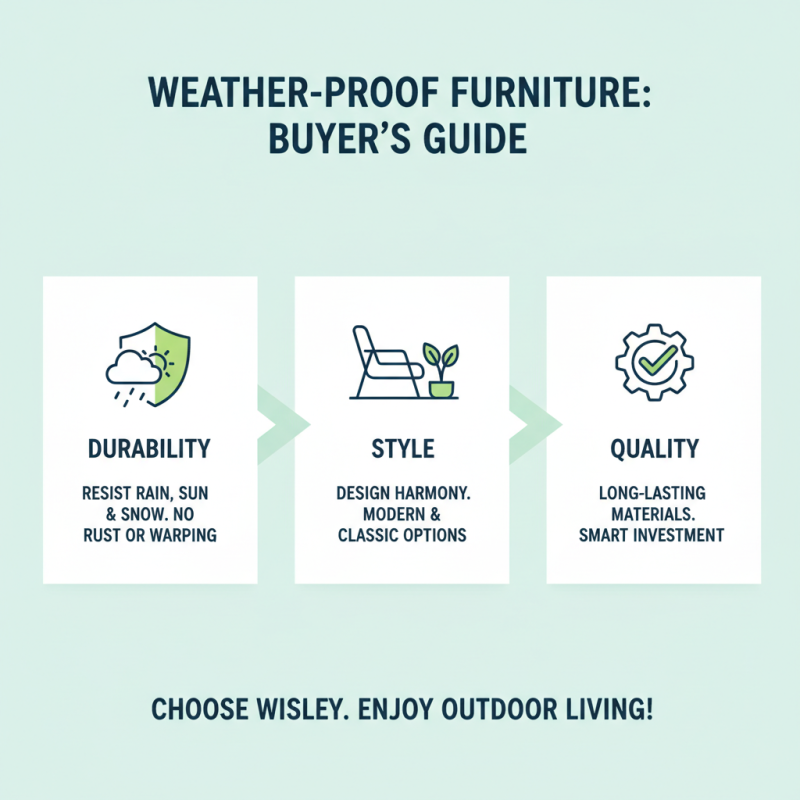 The Best Weather Proof Furniture for Outdoor Living?