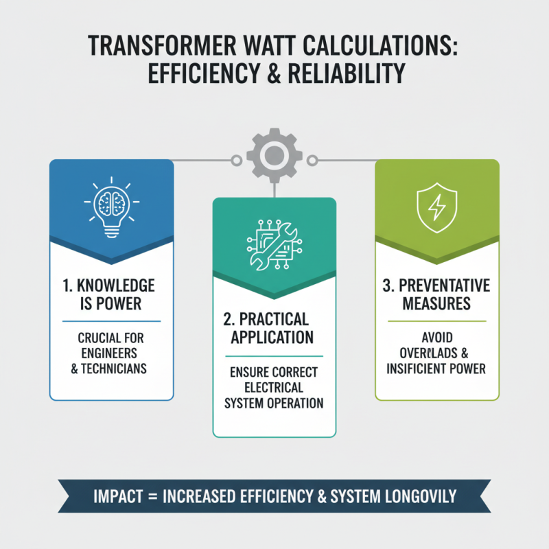 How to Calculate Transformer Watts Effectively?