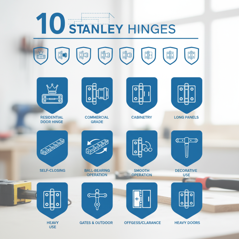 Top 10 Stanley Hinges You Need to Know for Your Projects?