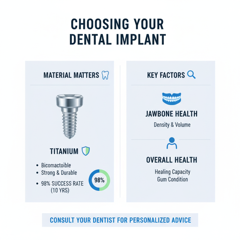 How to Choose the Right Dental Implant for Your Needs?