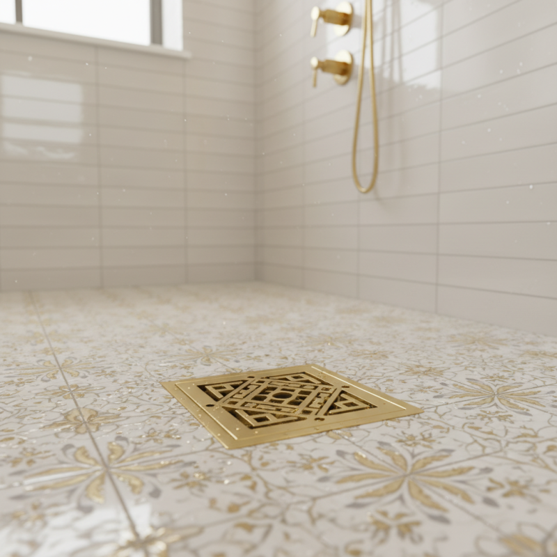 Top Custom Wholesale Classic Gold Shower Floor Drain Options for Your Home?