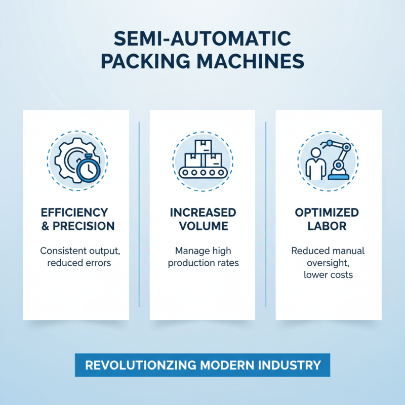 Top Benefits of Using a Semi Automatic Packing Machine?