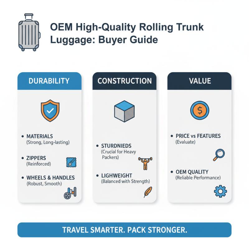 2026 Best OEM High-Quality Rolling Trunk Luggage Company Reviews?