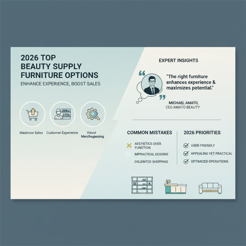 2026 Top Beauty Supply Furniture Options You Need to Know?
