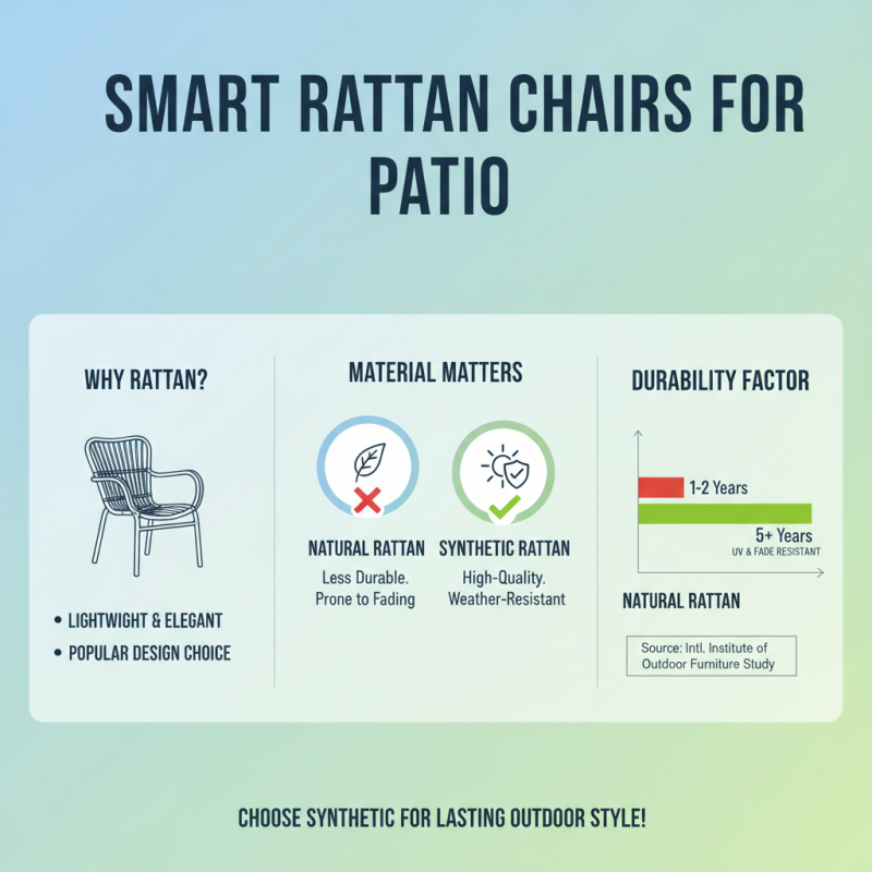 How to Choose Outdoor Rattan Chairs for Your Patio?