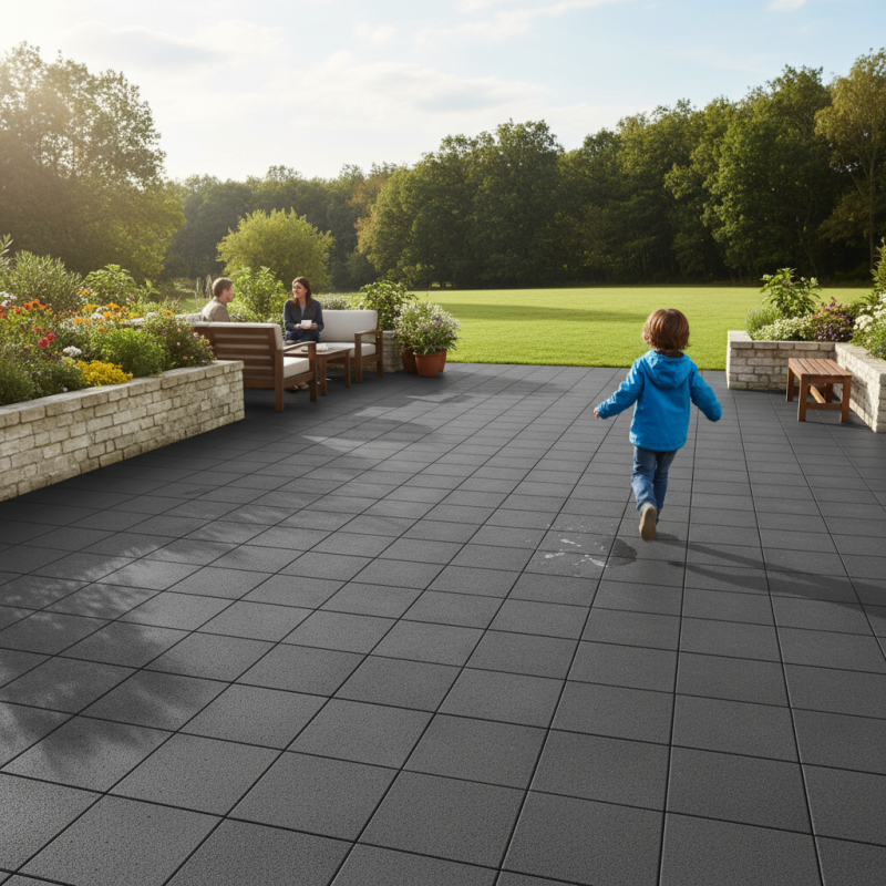 What are the Benefits of Using Exterior Rubber Tiles?
