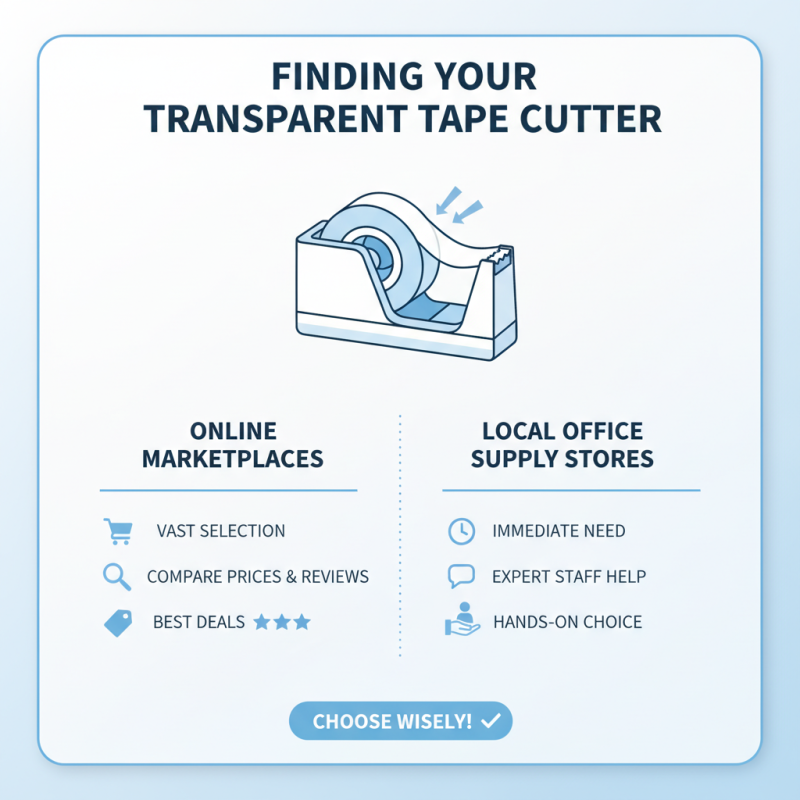 How to Choose the Best China Wholesale Transparent Tape Cutter for Your Needs?