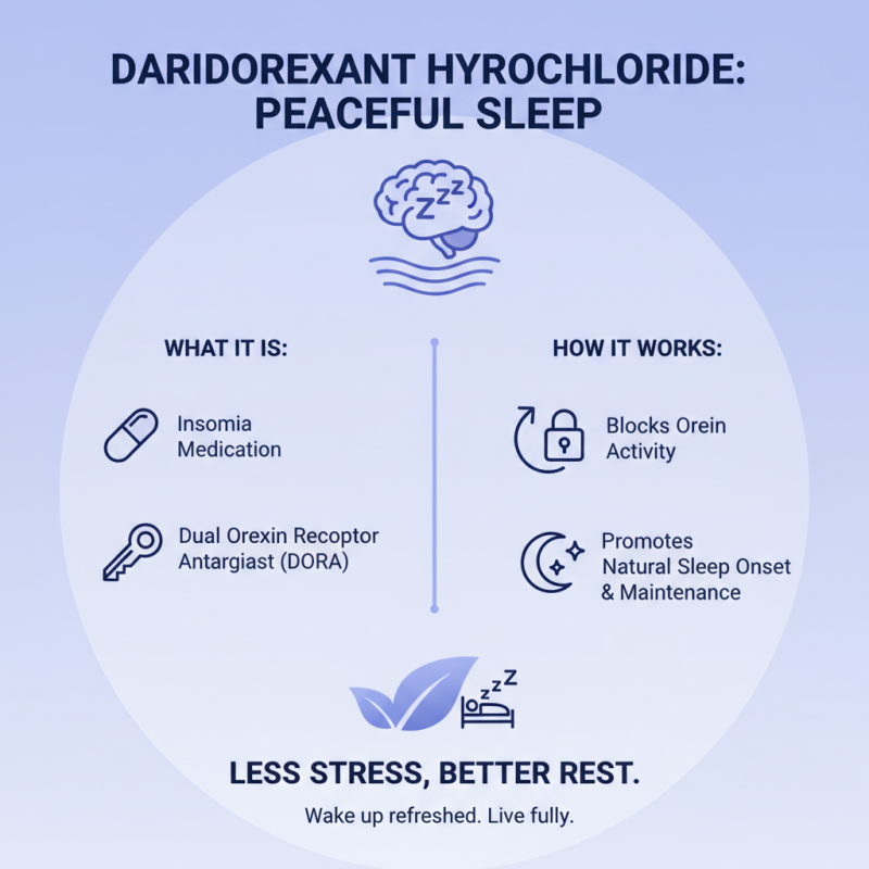 What is High Quality Famous Daridorexant Hydrochloride Product?