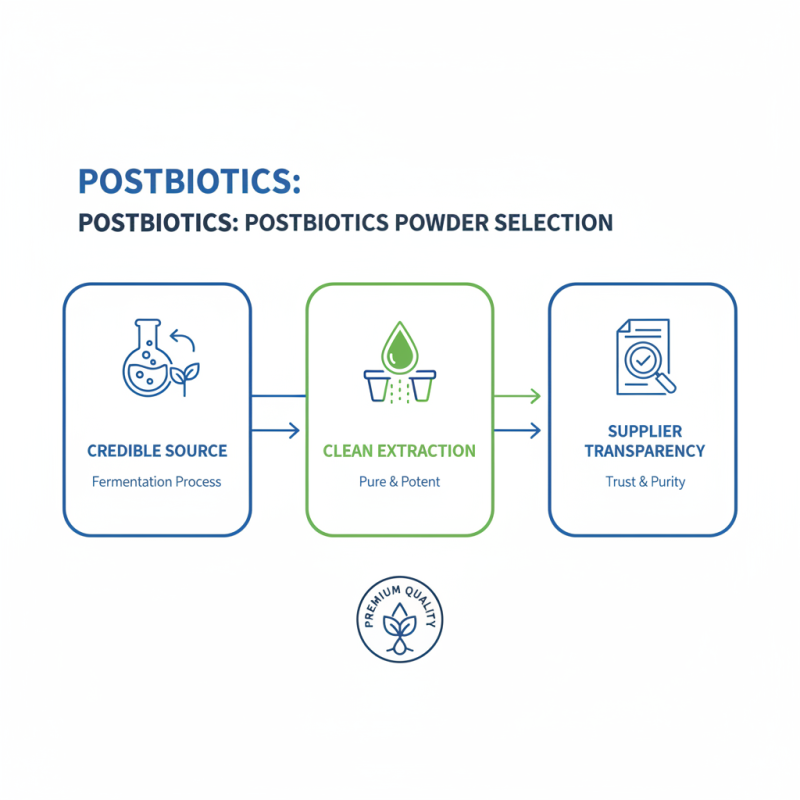 How to Choose the Best Wholesale High Quality Postbiotics Powder Service?