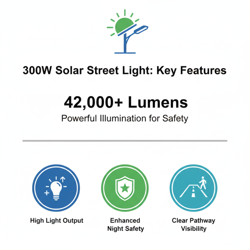 How to Choose the Best 300w Solar Street Light for Your Needs?