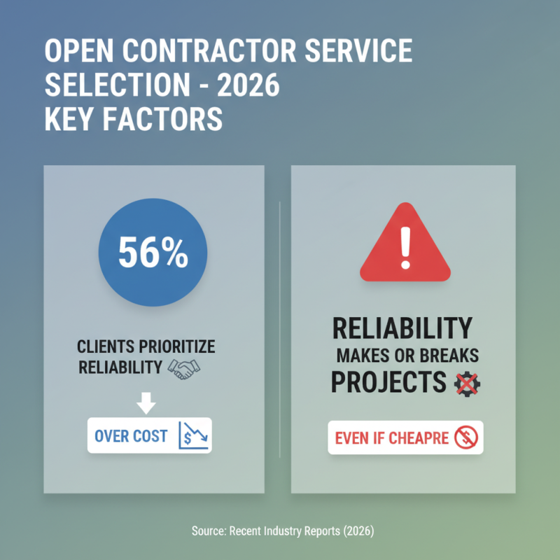 2026 Best Open Contractor Services How to Choose the Right One?