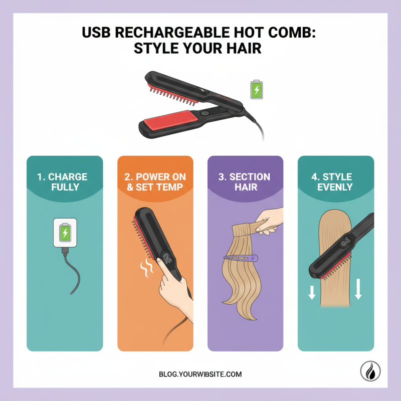 2026 How to Use a Usb Rechargeable Hot Comb Effectively?